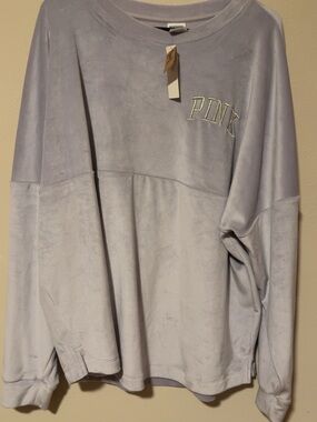 PINK Victoria's Secret Lilac Crewneck Sweatshirt